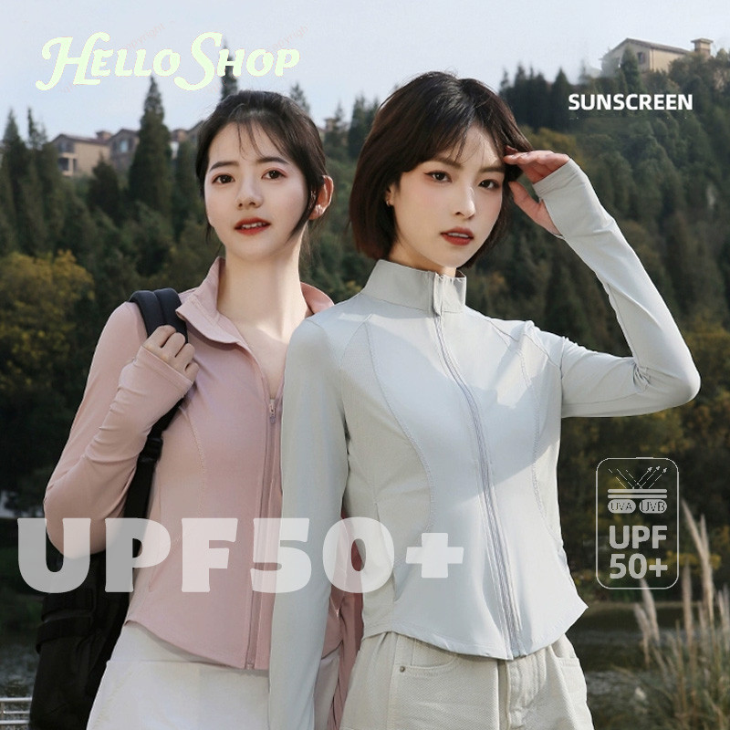 แจ็คเก็ตกันแดดสำหรับการขี่จักรยาน 🚴‍♂️ ตกปลา 🎣 และโยคะ 🧘‍♀️ ปกป้องผิวจากแสง UV