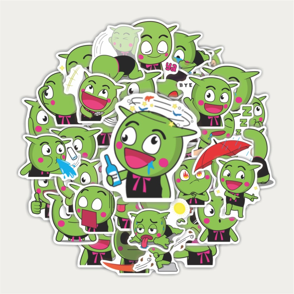 สติ๊กเกอร์แพ็คสติ๊กเกอร์สัตว์น่ารัก Zelen Picci | สติ๊กเกอร์ TUMBLR | สติ๊กเกอร์แล็ปท็อปสําหรับกระเป