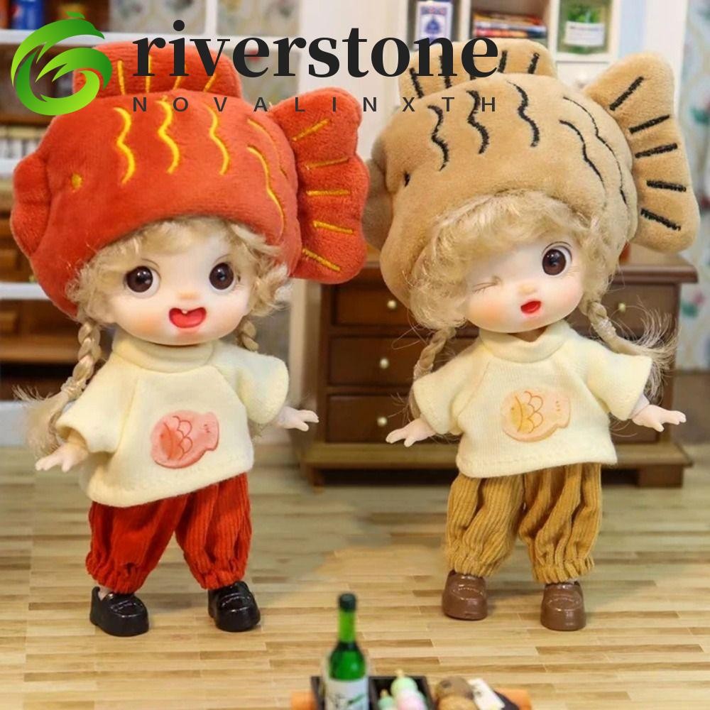 Riverstone Obitsu 11 เสื้อผ้าตุ๊กตา, Movable Joints 14 ซม.Ob11 ตุ๊กตา, 1/12 ตุ๊กตา Bjd Ob11 Kawaii M