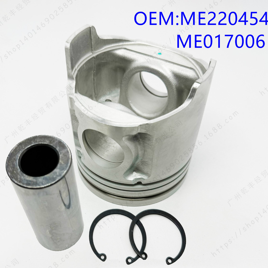 เหมาะสําหรับ MITSUBISHI 4D34T/6D34T ลูกสูบระบายความร้อนขนาดกลางแหลม ME220454 PISTON