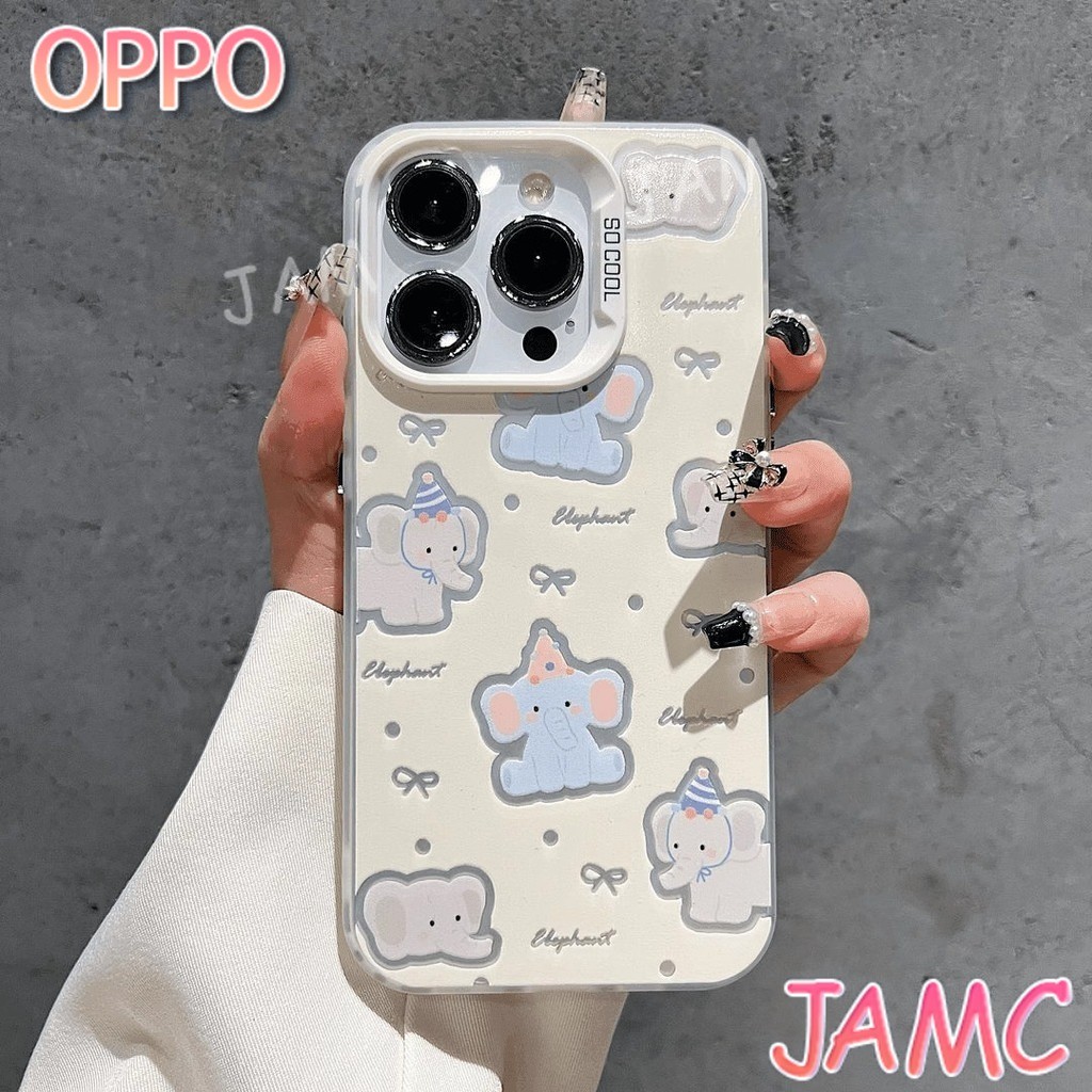กรณีOPPO ช้าง สำหรับReno 10ProA12 A74 A95 A94F19 A15 A16 A31 A38 A54A57A77 SX KE A58 A78A96A36A98 A53 A32 TF Lite