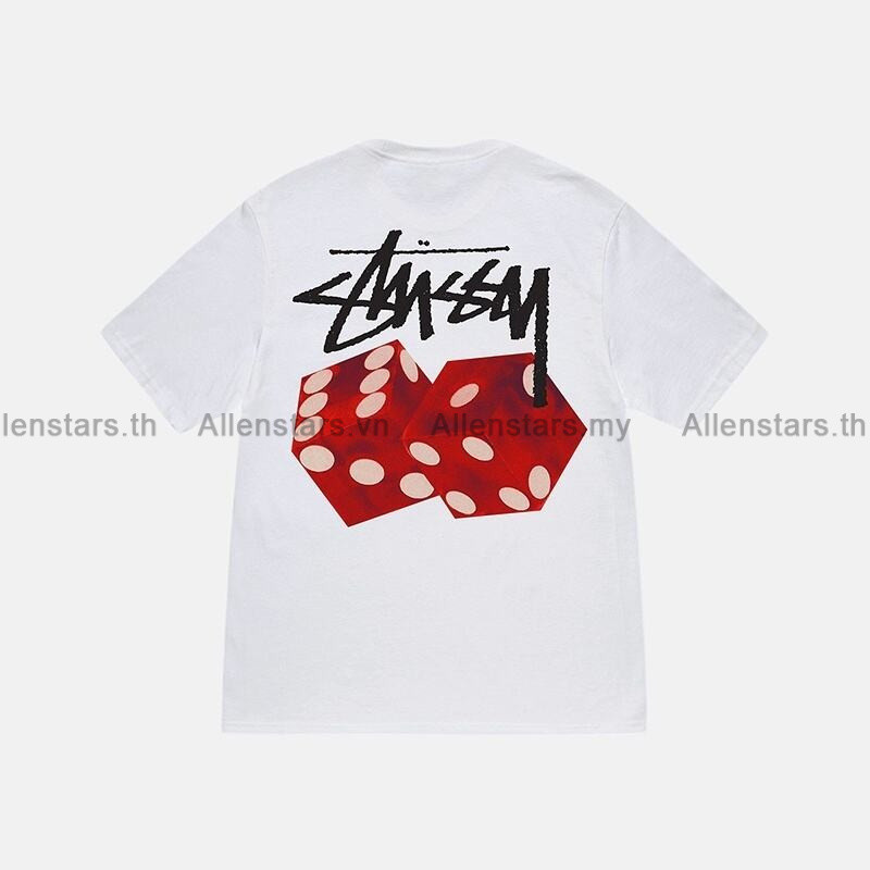 STUSSY DICE OUT เสื้อยืดผู้ชาย