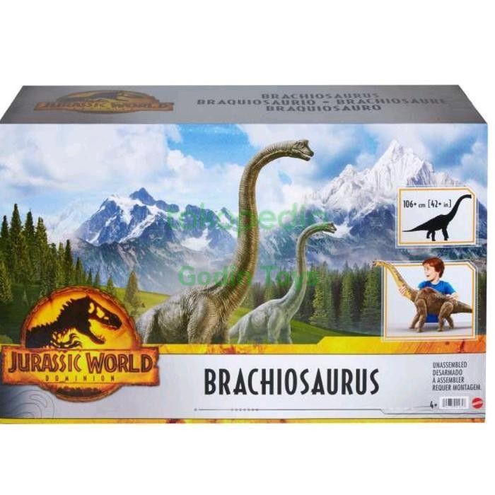 JURASSIC WORLD DOMINION BRACHISAURUS SUPER COLOSSAL MATTEL V7SFRK4S1G