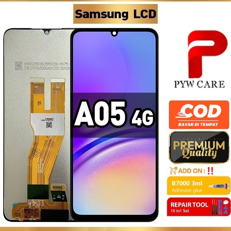 หน้าจอ LCD ที่รองรับสําหรับหน้าจอ LCD Samsung A05