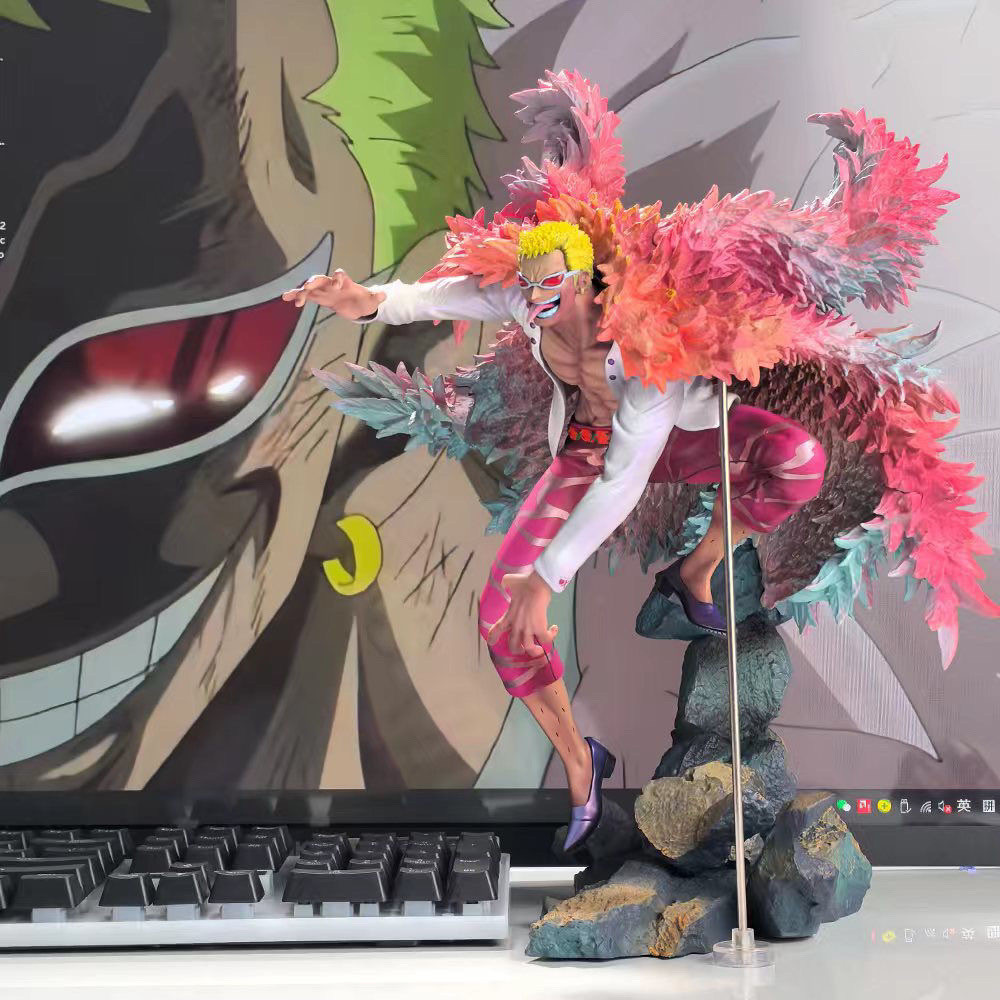 Domestic Ceiling Version Mingge Figure One Piece POP Tianye Xa Donquixote·Doflamingo Model