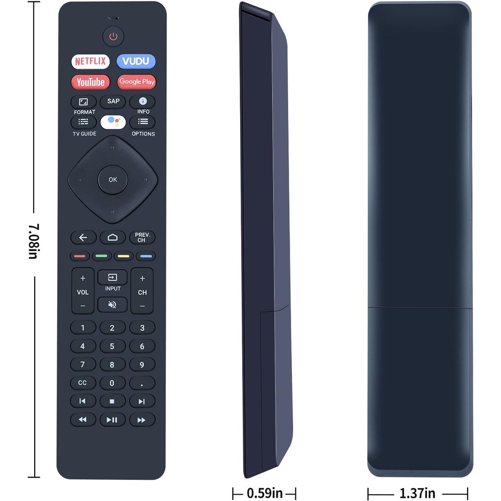 NH800UP RF402A-V14 เปลี่ยนเสียงรีโมทคอนโทรลสําหรับ Philips Android 4K Ultra HD สมาร์ท LED TV 55PFL56