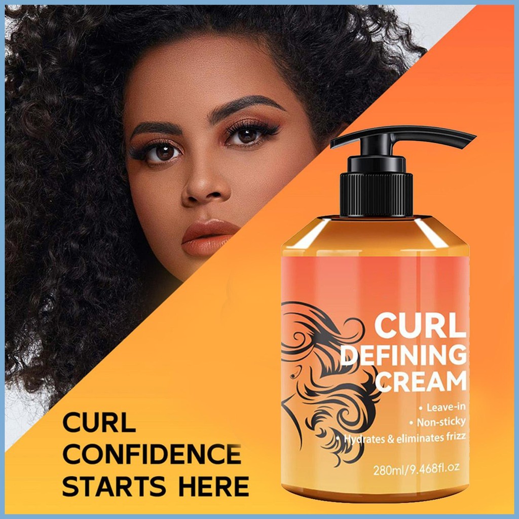 Curl Dinning Cream 280ml Nourishing Wavy Hair Dinning Cream Curling Lotion Moisturizer สําหรับ Hairs