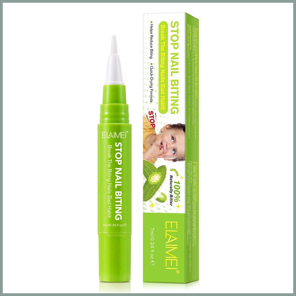 No Bite 7ml Bitter Nail Liquid สําหรับ Thumb Sucking Bitter Stop Sucking Habit Thumb Guard การดูแลสุ