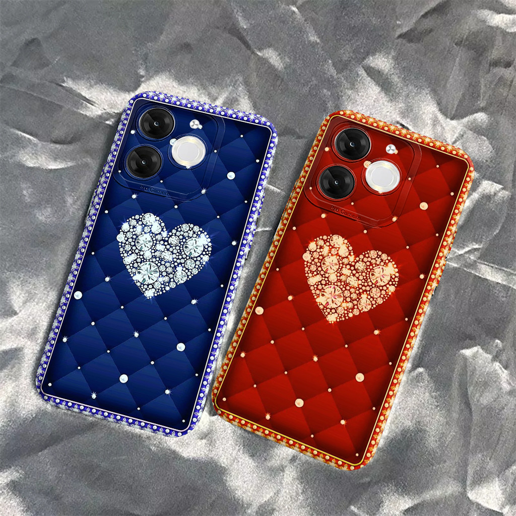 Itel A80 4g 2024 / A50 A70 A60 A60s s23 Plus s23 p40 p55 4g p55 5g - Softcase - L0ve Motif - ซิลิโคน