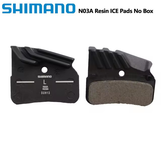 SHIMANO L04C แผ่นกระจายความร้อนโลหะ และ N04A แผ่นเรซินสำหรับจักรยานเสือภูเขา