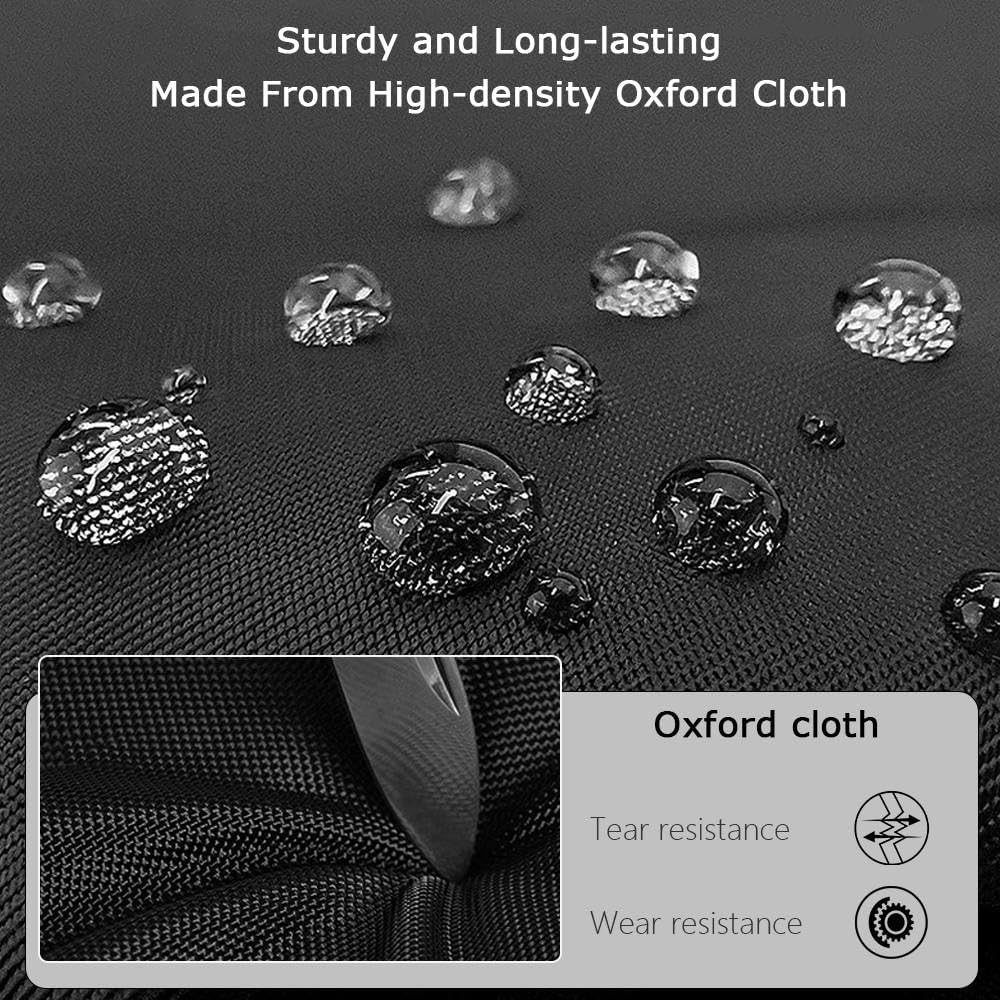 ฝาครอบแจ็คลิ้นไฟฟ้า- ผ้า Oxford 3 ชั้น Universal Trailer RV ลิ้นไฟฟ้าแจ็คฝาครอบป้องกัน-ปรับ Drawstri