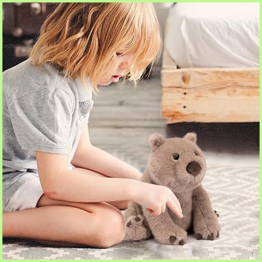 Wombat ของเล่นน่ารักตุ๊กตาสัตว์ตกแต่งตุ๊กตาสําหรับเพื่อนครอบครัวเด็กวัยรุ่นเยาวชนชายหญิงเด็ก Son pos
