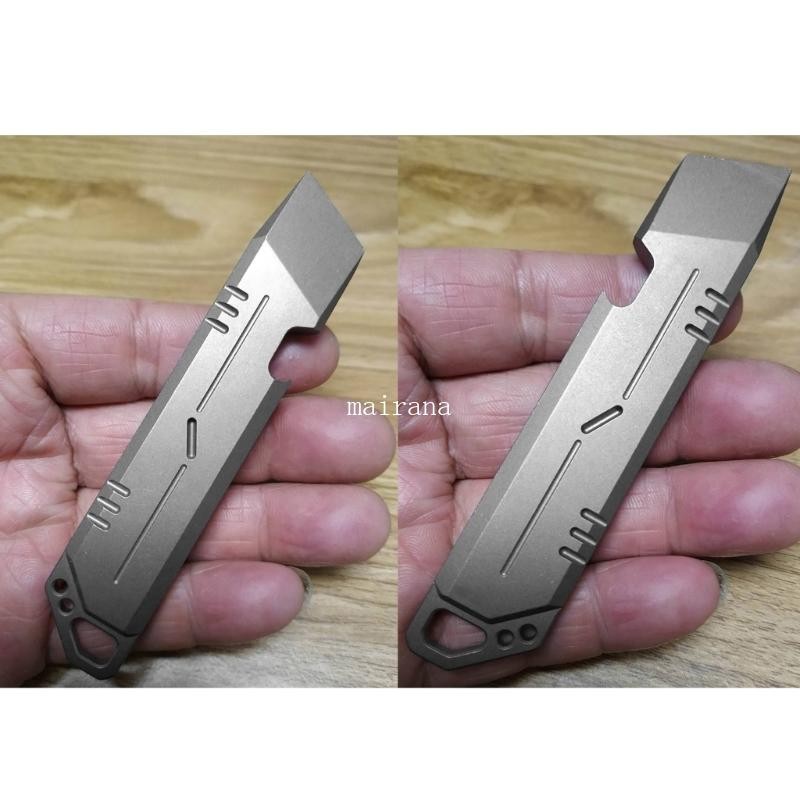 MT Titanium Pry Bar พวงกุญแจ Multi-เครื่องมือ EDC ไขควง Wrecking Bar EDC เครื่องมือ