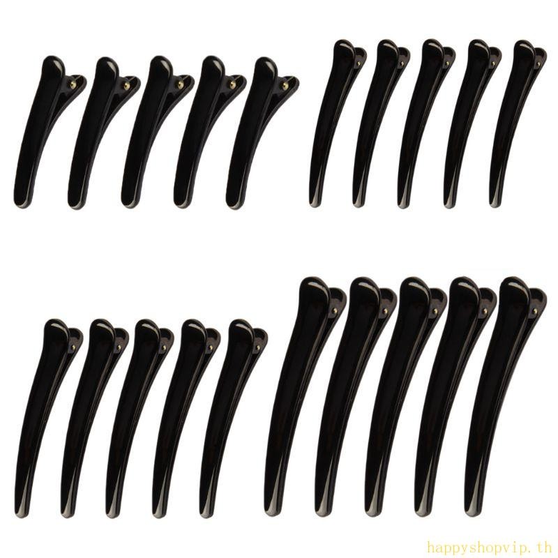 HSV 1 PC หญิงสาวพลาสติกสีดําเดี่ยวกิ๊บติดผมมืออาชีพ Hairdressing S