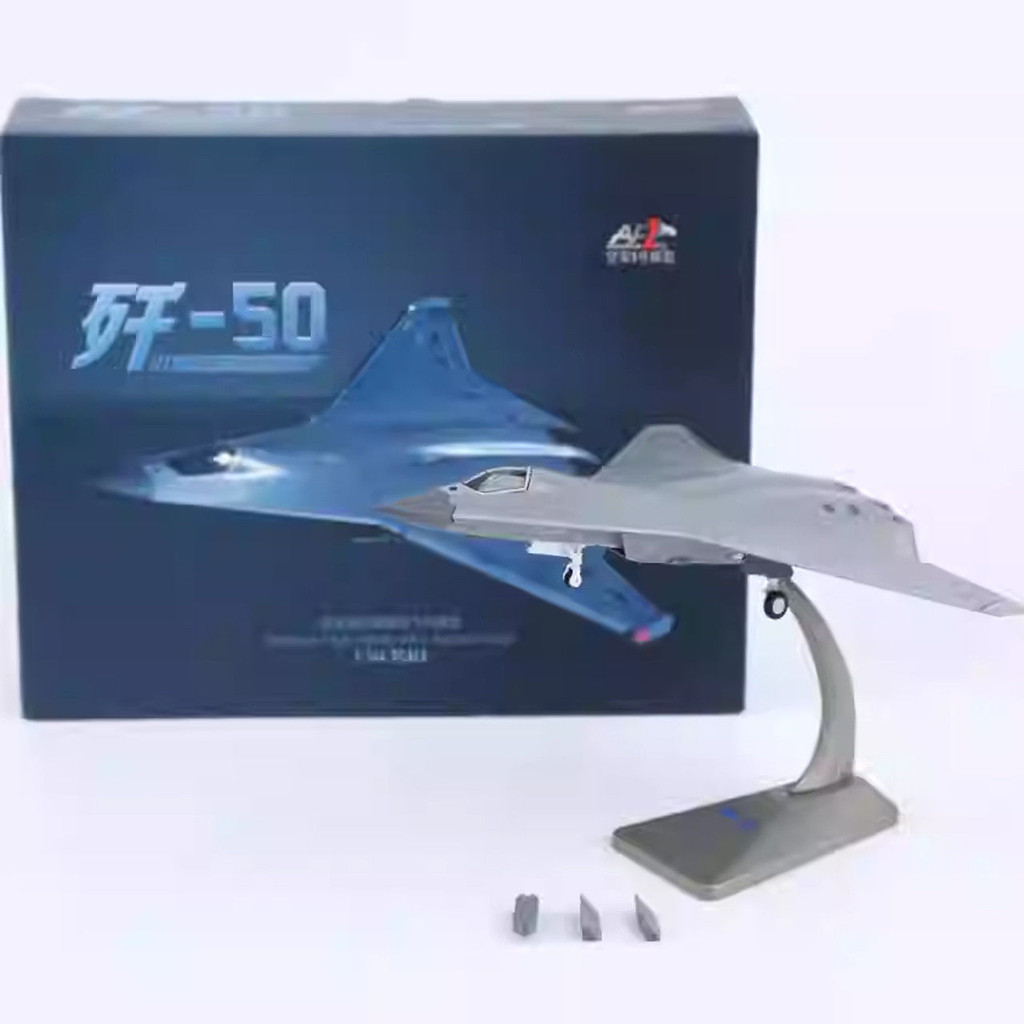 1: 144 J-50 Sixth Generation Stealth Fighter J50 จําลองเครื่องบินทหารรุ่นคอลเลกชันของขวัญ AF1