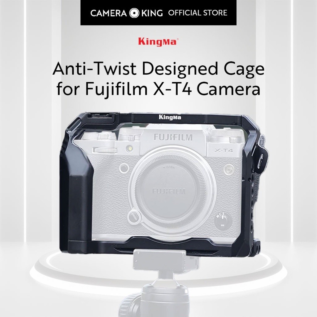 [KingMa] กรงกล้องมัลติฟังก์ชั่นน้ําหนักเบาสําหรับ Fujifilm XT4 / Fuji XT4
