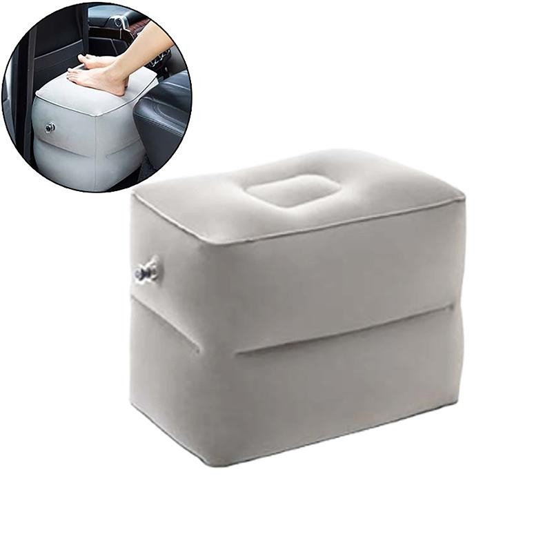 HGTH PVC Kids Flight Sleeping Footrest Resg On Airplane Bus Inflatable Travel Foot Rest Foot Pad HOT