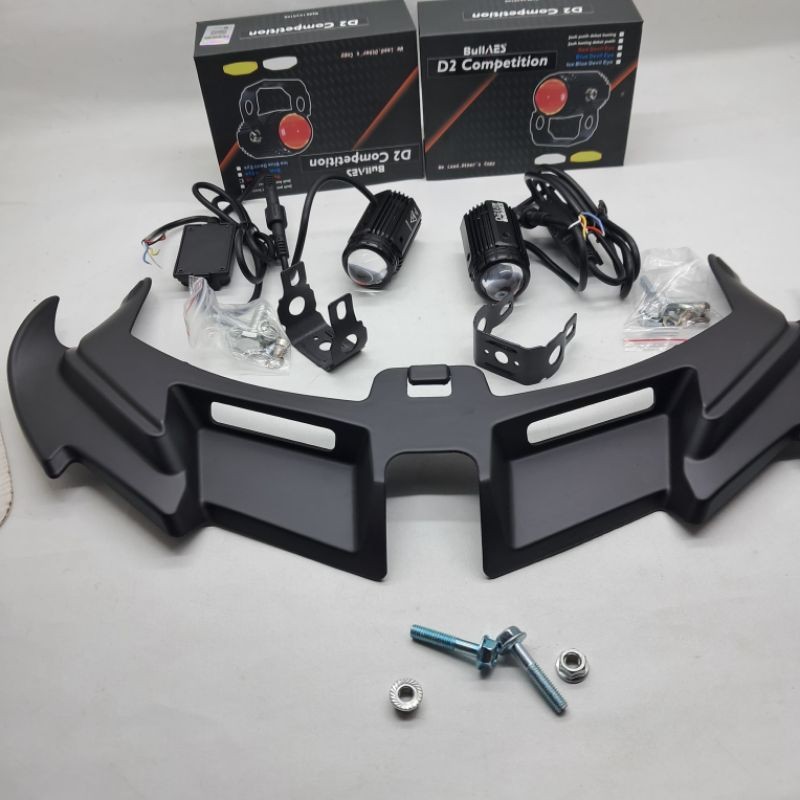 Winglet + D2 bulans winglet vario 160 พรีเมี่ยม + สปอร์ตไลท์ b2 เลเซอร์ bellaes