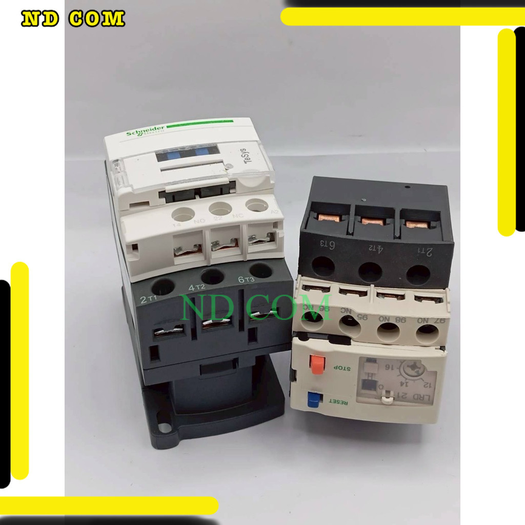 ส่งด่วน ชุด LC1D09+โอเวอร์โหลด  ชุด LC1D09 พร้อมโอเวอร์โหลด LRD21C Thermal overload    M7C ชุด LC1D0