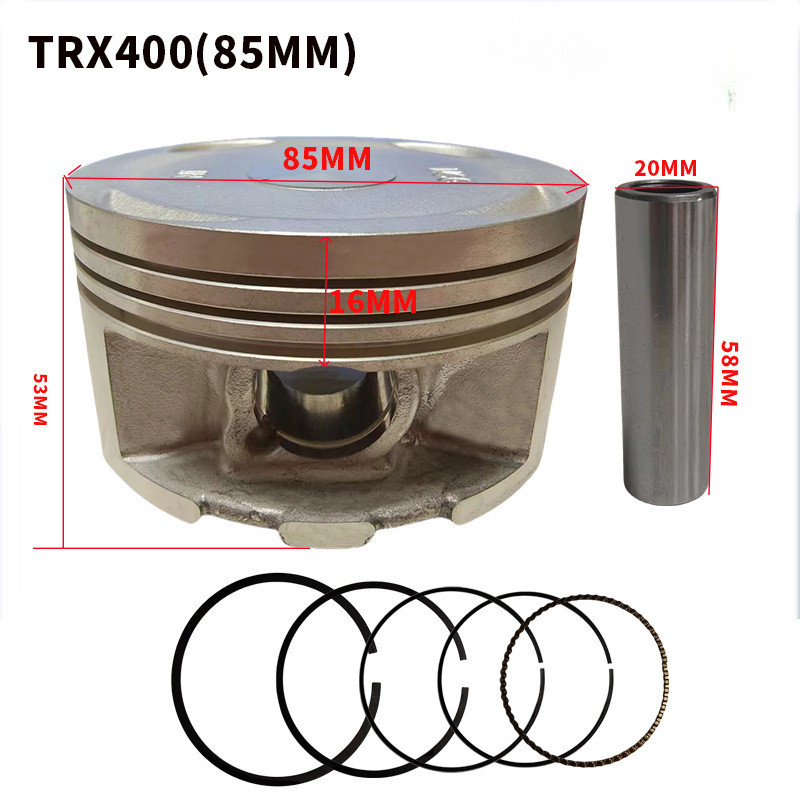 ชุดลูกสูบรถจักรยานยนต์เหมาะสําหรับ Honda TRX400 TRX400E XR400 XR400R XR 400 ลูกสูบ
