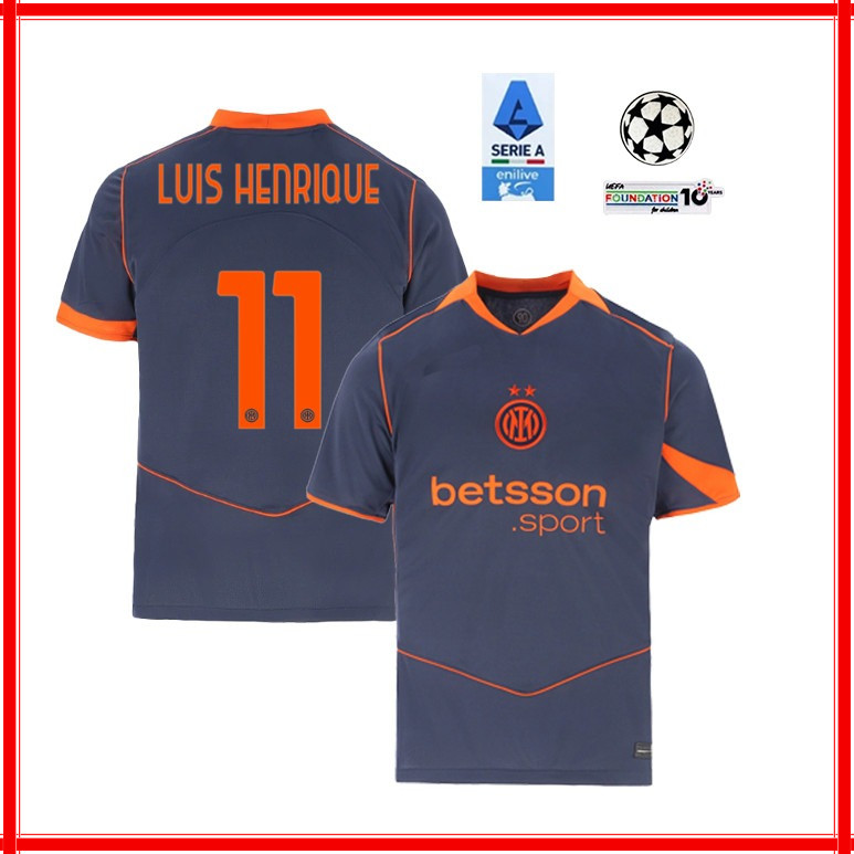 2025-26 Inter Milan Second Away Correct Edition Fan Football Jersey S-4XL