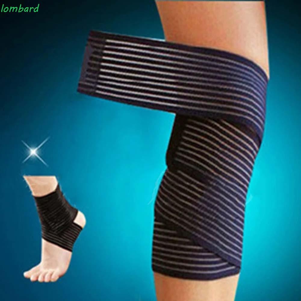 LOMBARD Wraps Support Protector Sports Gym Elastic Compression Bandage Kinesiology เทปข้อมือเข่าน่อง