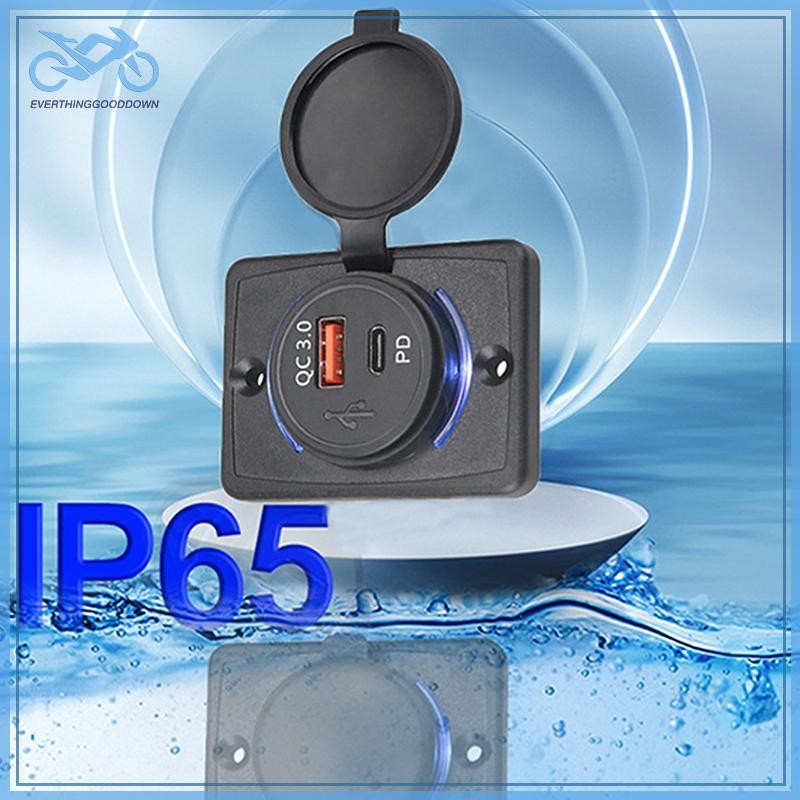 EVER B21PD QC + PD/ B21 A + C 3.1A Car Charger Dual USB อะแดปเตอร์ทรงกลมกันน้ํา Soarocket อะแดปเตอร์