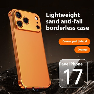 HOCE โลหะมุม Pad เคสโทรศัพท์สําหรับ iPhone 17 Air 16 15 14 P…