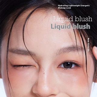 Iwawa Blush Liquid เผยผิว Tender และ Good Complexion Clear และโปร่งใส Contouring น้ําธรรมชาติ Light Lasting แต่งหน้า Matte บรรยากาศขยายแสงน้ํา