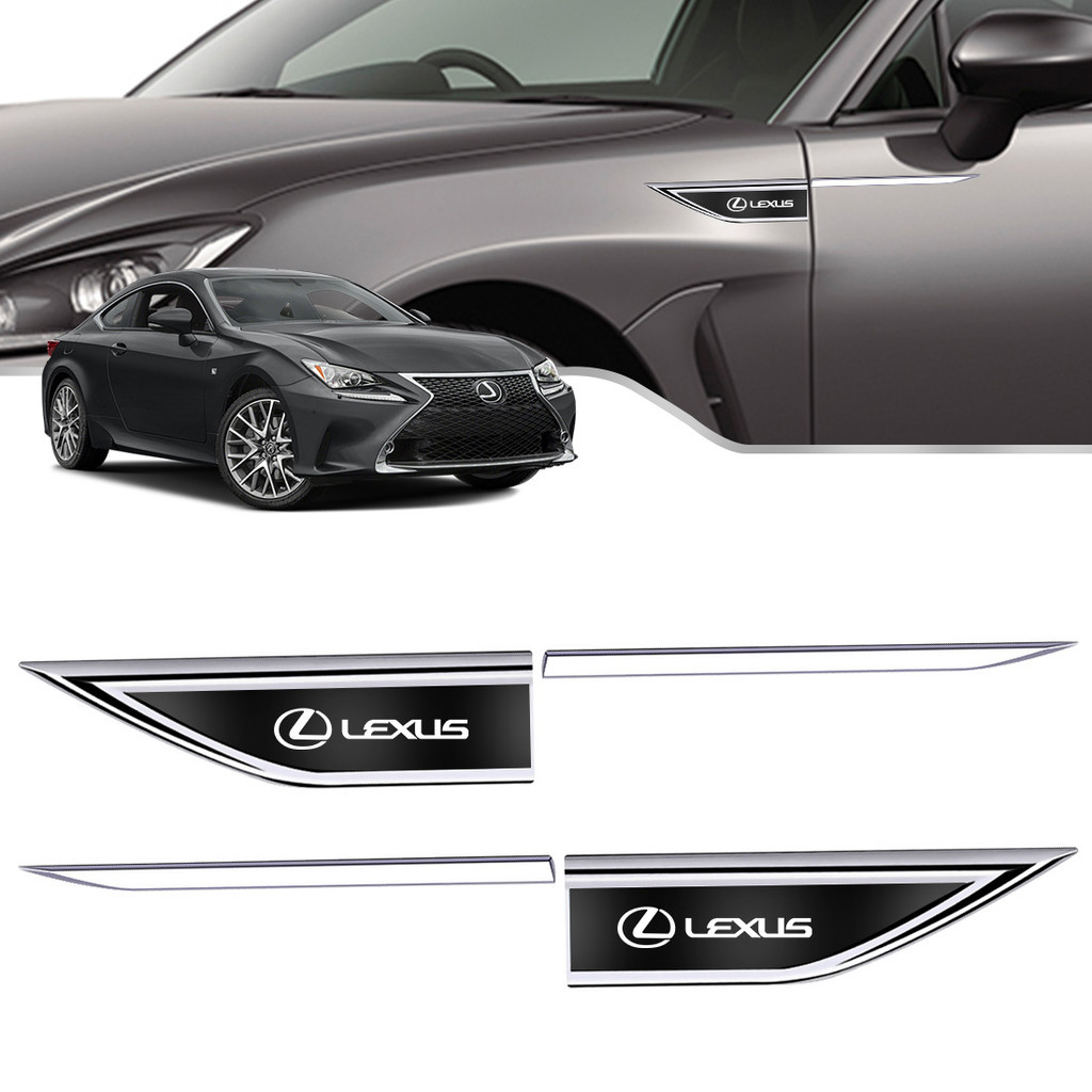 Lexus Lexus Blade Fender Sticker ES LS UX RX NX L พิเศษเปลี่ยนใบมีด Fender Side Label สติกเกอร์สติกเ
