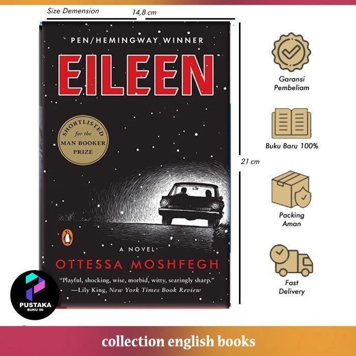 Eileen - Ottessa Moshfegh (อังกฤษ) -Velvetstore