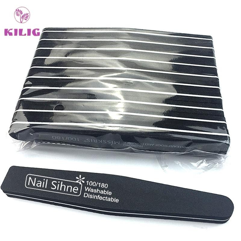 HGTH 10 ชิ้นตะไบเล็บบัฟเฟอร์เล็บล้างทําความสะอาดได้บดขัดขัดเล็บเครื่องมือ HOT - รูปที่ 6