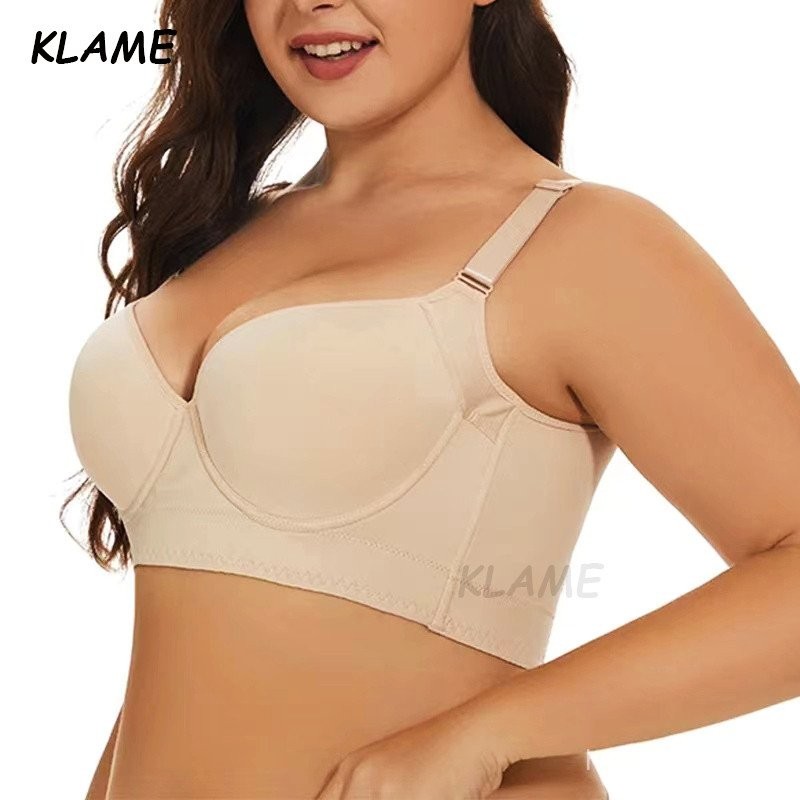 KLAME Seamless 3D คอกีฬา Bra มีสาย สำหรับไซส์ B-F+