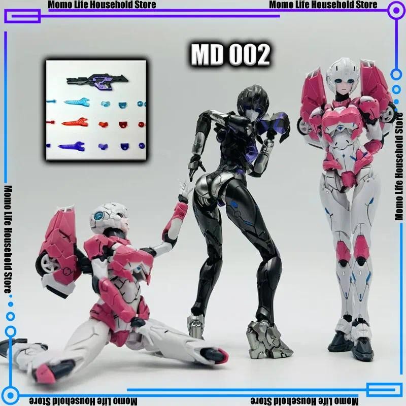 ในสต็อก MD002 A/B KO Arcee Transformation Mecha สาวประกอบรุ่นชุดอะนิเมะ Action Figure หุ่นยนต์พลาสติ