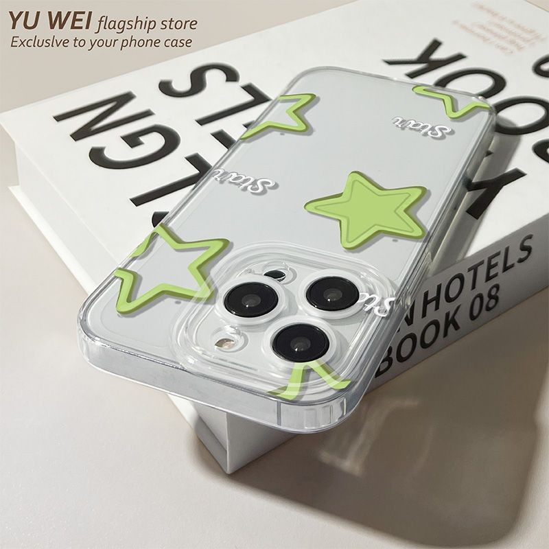 Softcase Star และดอกไม้ ins สไตล์ realme clear รูปแบบโปร่งใส Anti-slip original 5i 6i C3 7 8 9i 11 1