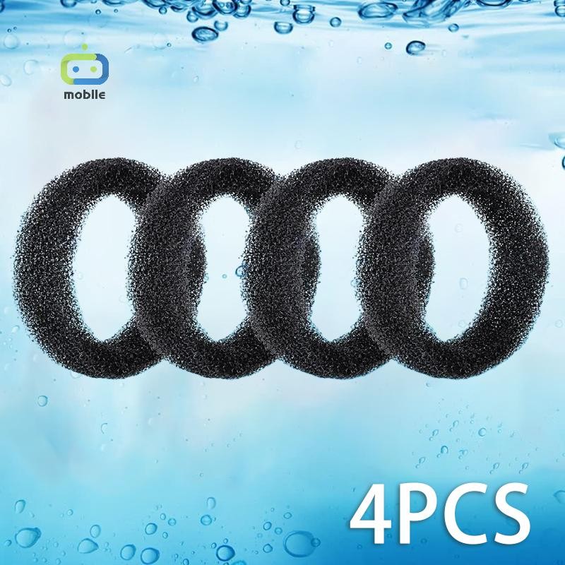 [maygood] 4PCS Pet Fountain Filter Pet Water Round Filter Foam For Cat Drink Fountain Cat Water Spon