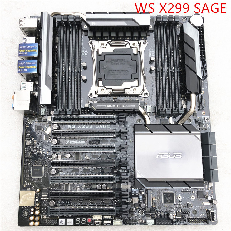 Asus/Asus X299-DELUXE/A MARK1 2011 เครื่องเล่นเข็ม Country R6E X99 เครื่องเล่น MSI