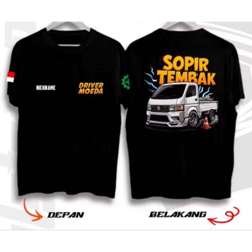 เสื้อยืด Driver Pond Desian L300 ชื่อฟรีเสื้อยืด Unisex Distro