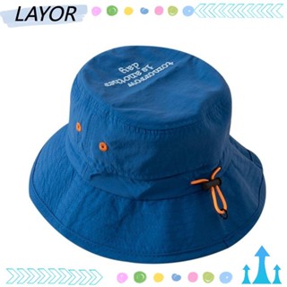 หมวกกันแดดรุ่น LAYOR สำหรับเด็ก แบบบักเก็ต แห้งไว ระบายอากาศ…