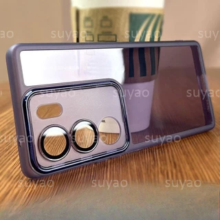 สําหรับVivo Y31 5G Y21d 2025 เคสโทรศัพท์สแควร์ปลอกVivoY21d VivoY31 Y04 Y04S Y29S Y29T Clear Soft ShellกันกระแทกTPUชุบโปร่งใสปกหลัง