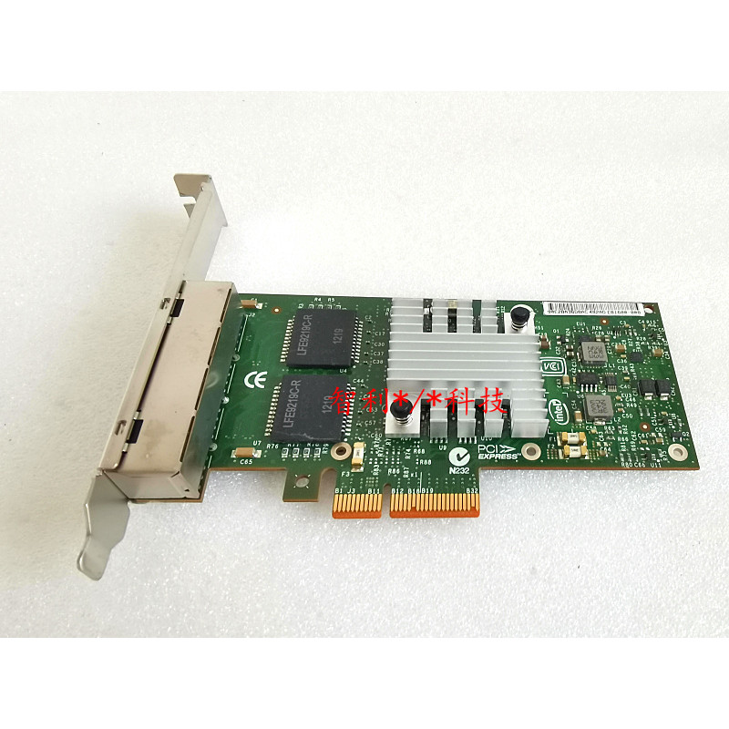 ชิป Intel IBM 49Y4242 HP NC365T I340-T4 PCI-E การ์ดเครือข่าย Gigabit สี่พอร์ต
