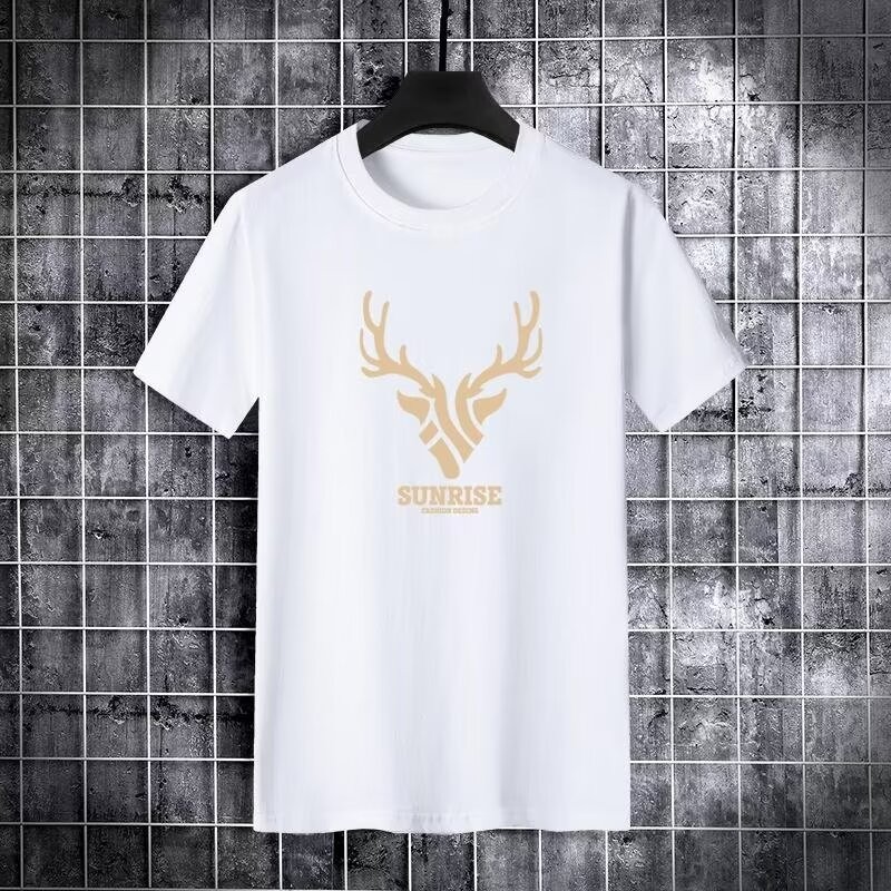 COD 2025P17 (Long-staple Pure Cotton 230g) D-8461 Black/White/S-5XL Size new23 DJ1D