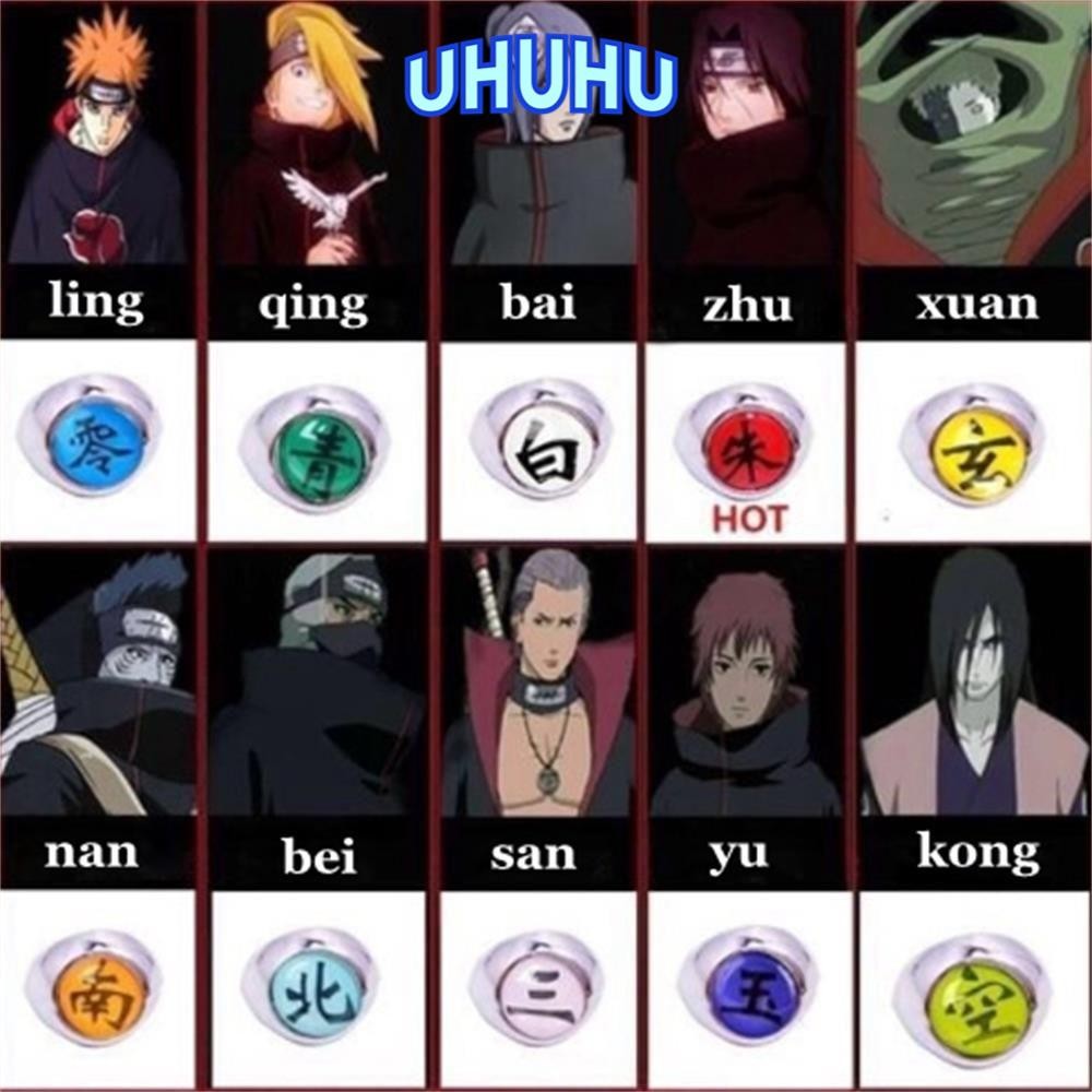 UHU Cosplay แหวนเครื่องประดับปรับอุปกรณ์เสริม Itachi