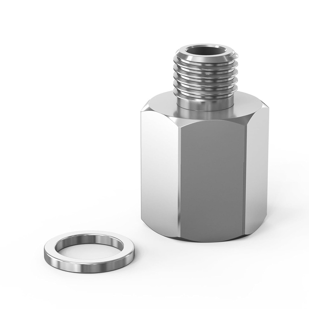 Bevinsee M121.5 อะแดปเตอร์ 3/8 NPT Cool อุณหภูมิเซ็นเซอร์น้ํา LS เครื่องยนต์ Swap ใช้งานร่วมกับ LS1 