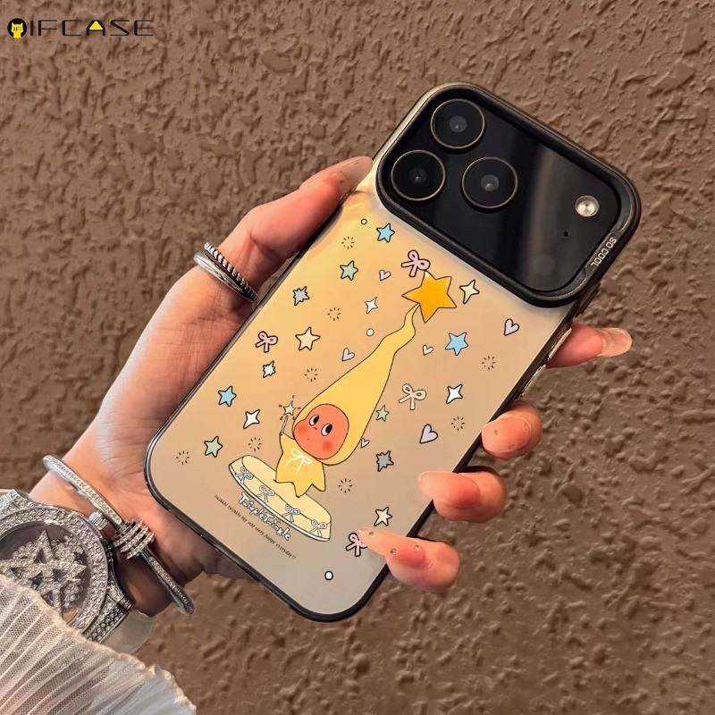 สําหรับ Xiaomi 15 15T 14T Pro Ultra Poco F7 X7 Pro Ultra C71 5G 4G เคสโทรศัพท์ Twinkle เลเซอร์เงาการ์ตูน Star เด็กน่ารัก Magic Wand ปลอกกรณีปกหลัง
