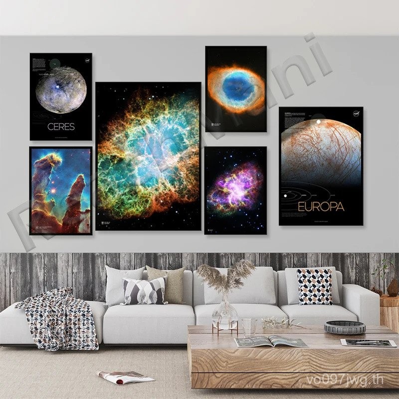 โปสเตอร์ภาพ Nebula Ring M57 จากกล้องโทรทรรศน์ฮับเบิล