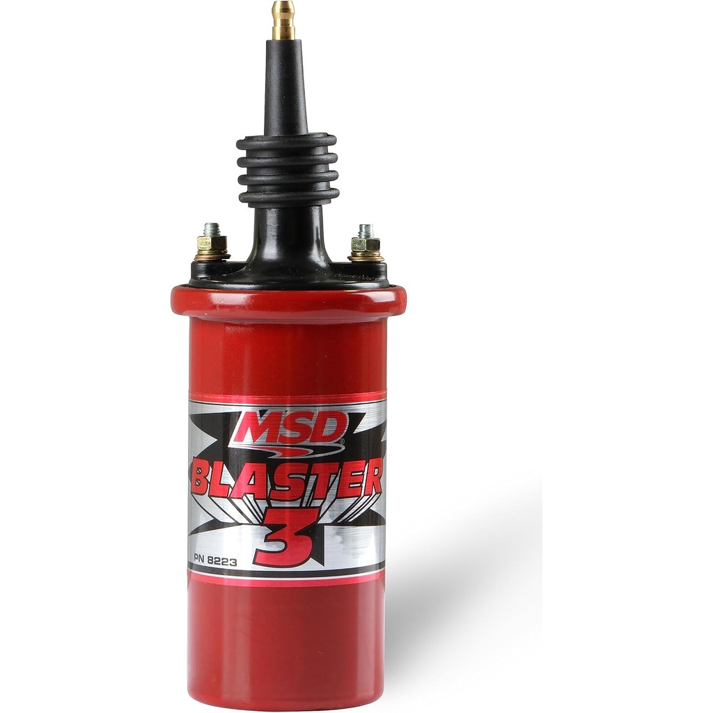 MSD 8223 คอยล์จุดระเบิด Blaster 3 Series (ขั้ว 90 องศา/บูต) สีแดง