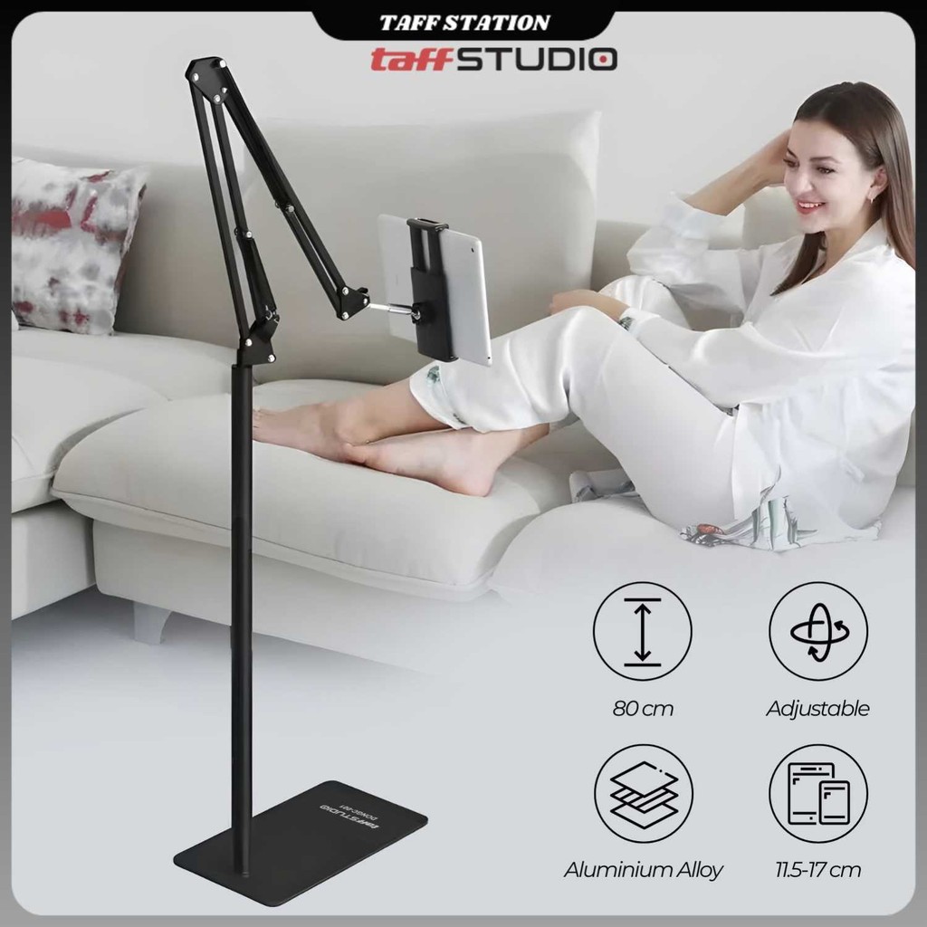 TaffiSTUDIO ที่วางแท็บเล็ต iPad สมาร์ทโฟน Lazypod 134 ซม. - DONGC-001
