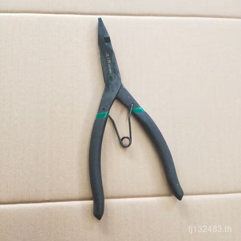 Fast พิเศษซ่อมคีม Circlip คีมสําหรับเกียร์แบนหัวรูด้านนอกการ์ดจมูกแบน Disassembly Assembly สําหรับเพ