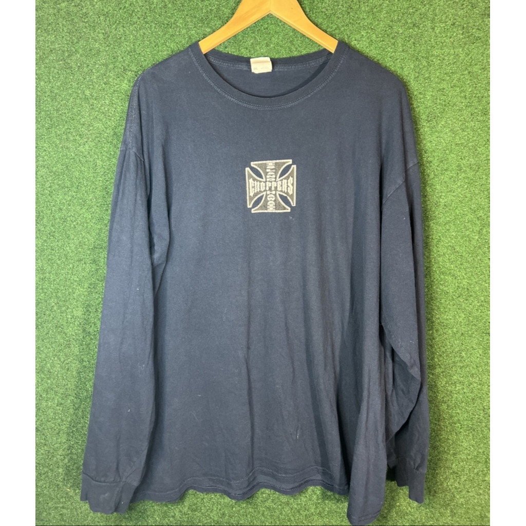 เสื้อแขนยาวสไตล์ West Coast Chopper ทำจากผ้าฝ้ายแท้ ขายดีในปี 2025